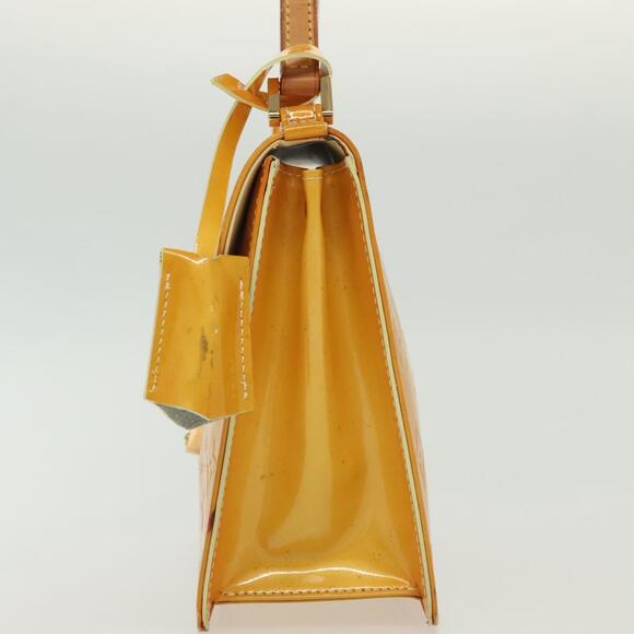 LOUIS VUITTON Monogram Vernis Spring Street Bag Lime Yellow M91068 - Picture 4 of 12